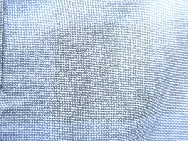JAPANESE KIMONO / ANTIQUE ICHIMATSU PATTERN OSHIMA TSUMUGI KIMONO (5 M